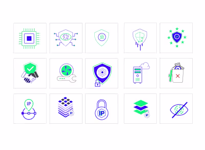 Cycuity Icon System Library Design