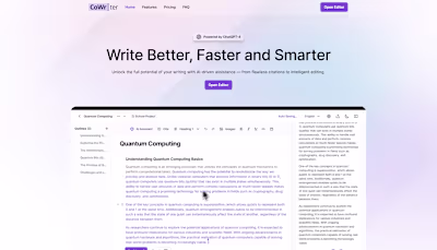 CoWriter AI | Best AI Copilot for Smart Writing