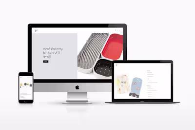 Three by Three website redesign