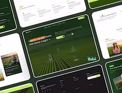 AgriSense ✦ Smart Farming Landing Page