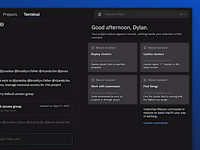 Prototyping an AI collaborative terminal