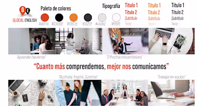 Branding Moodboard for Glocal English