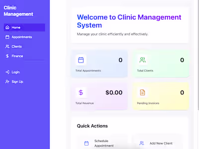 Clinic Management System