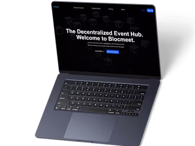 Clean Hero section I designed for a Crypto Web3 Platform. ho...