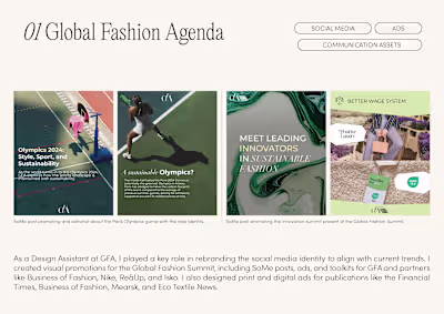 Social Media Posts and Ads made during my time at Global Fas...