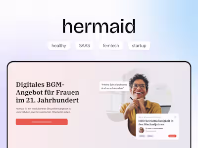 hermaid | Femtech heath website