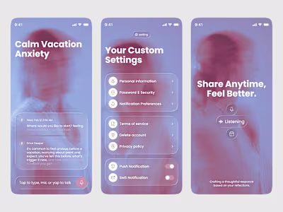 AI Meets Journaling - Mobile App Design Hello, Everyone! 👋 ...