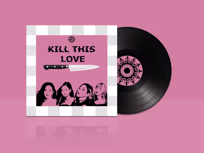 "Black Pink" Record Album Redesign