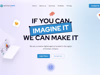 Website for a digital agency