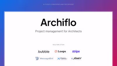 Archiflo - Project management for Architects