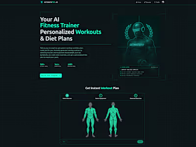 A modern full-stack fitness platform delivering personalized...