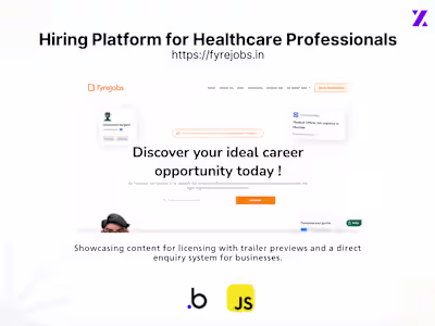 Hiring Platform for Healthcare Professionals