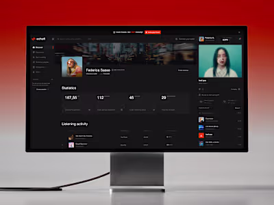 We designed a dashboard that