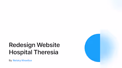 REDESIGN WEBSITE HOSPITAL THERESIA