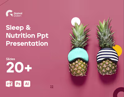 Sleep and Nutrition PowerPoint Presentation Design
