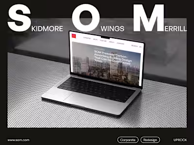 SOM | Corporate website redesign