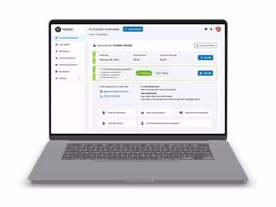 Mooresville Utility Portal Redesign