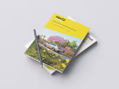 A5 Notepad Design for Hertz – Car Rental Services (Libya)