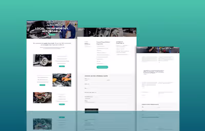Squarespace Automotive Mechanic Website