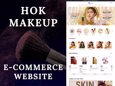 HOK Makeup | E-Commerce Website