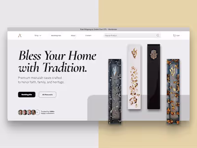 I built an e-commerce site for a client who specializes in h...