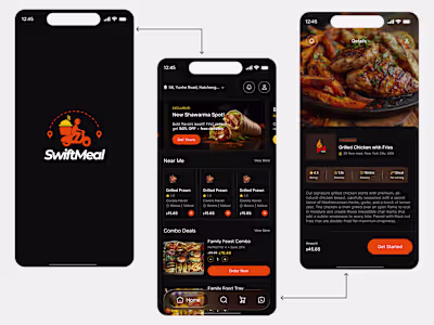 Here’s a quick look of SwiftMeal mobile experience. From the...