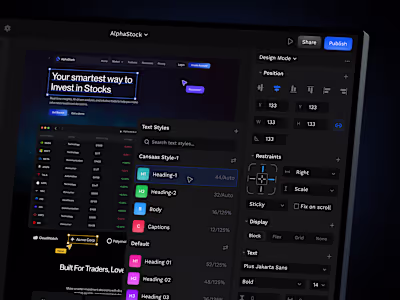 No Code Web Builder Dashboard | Dashboard