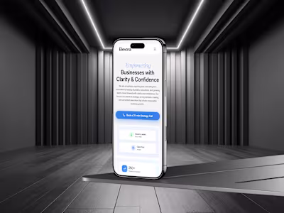 Responsive Consulting Website Design | UIUX | About us