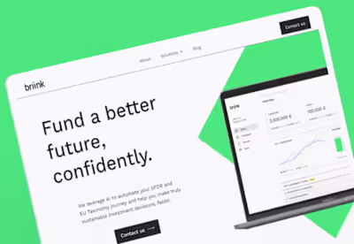 Fund a better future, confidently with Briink