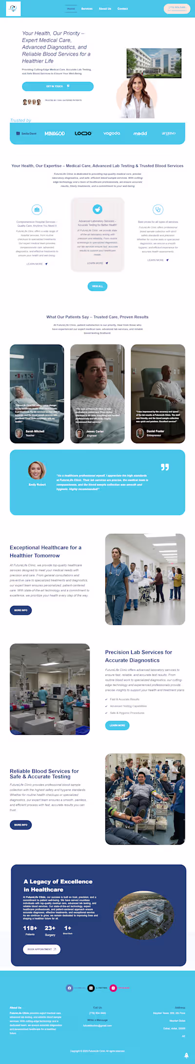 futurelifeclinic hospital website
