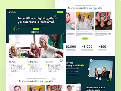 Website Redesign for CertificadoElectronico