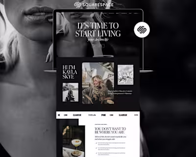 Squarespace Website Template for Coaches