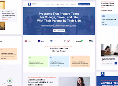 Website Design for Wisdom in Minutes