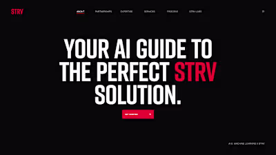 STRV - AI Lead Generation Chat Interface