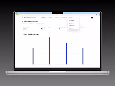 Personal Trainer Software