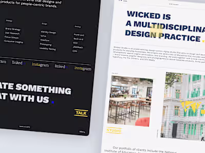 Brand & Website Revamp for Wicked Studio