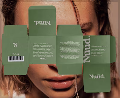 Nuud logo and packaging