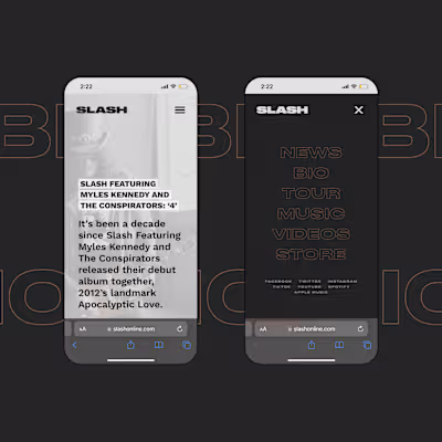 Slash (Gibson Records) | Website Development