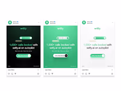 Meta Ad Creative for setty.ai