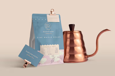 Roasting Room Coffee Branding and Packaging