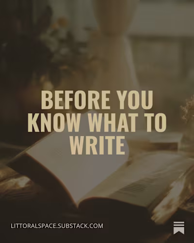 Journaling Prompts: First Contact With