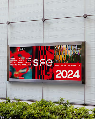 Branding & Visual Identity for SFE - Music Media Branding