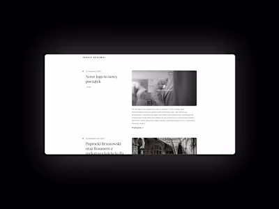 Press office for the fashion brand Paprocki Brzozowski