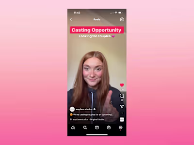 Created IG Reel For Film Studio