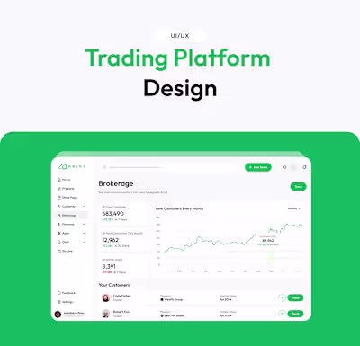 Trading Platform UI/UX Design