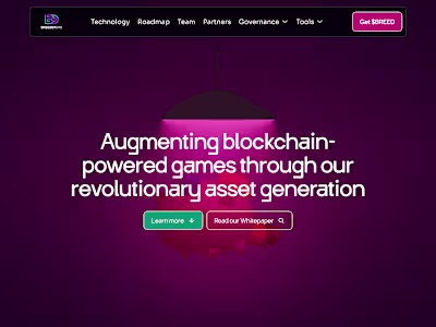 BreederDAO Landing Page Design