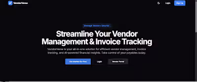 VendorVerse | Simplifying Vendor & Invoice Management