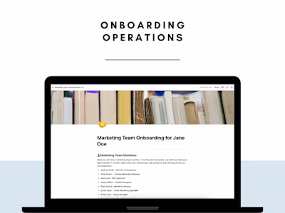 Optimizing New Hire Onboarding Operations