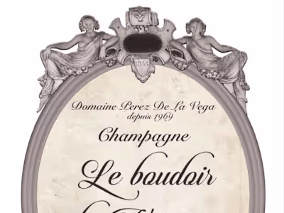 Champagne label - Le Boudoir de Vivienne
