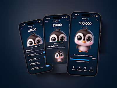PengFever - Web3 Gamified Airdrop Interface